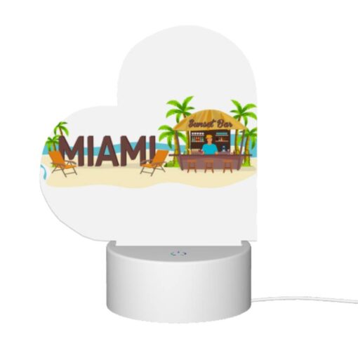 Love Acrylic Night Light, A Cartoon Of A Beach Bar With A Man Standing Behind It. -Acrylic Night Light Shop dc9457aac482148d7939b90cf3b6596d08df8627