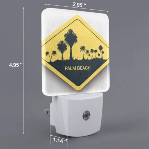 Night Light, A Yellow Sign With The Words "Palm Beach" Written On It. -Acrylic Night Light Shop dd2560c94a3cc6c85adc4325a5b3a9b7d31acbf7