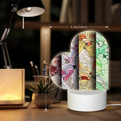 Love Acrylic Night Light, Three Colorful Designs Are Displayed On A Wall. -Acrylic Night Light Shop dd403f39847fc27bf97018ceccb114449d48a88e