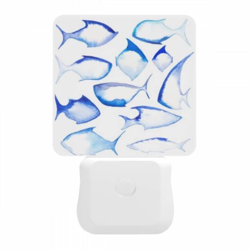 Night Light, A Collection Of Blue And White Fish. -Acrylic Night Light Shop dd594fdab5eacf60c84cf39bb74ba3a588180e8e