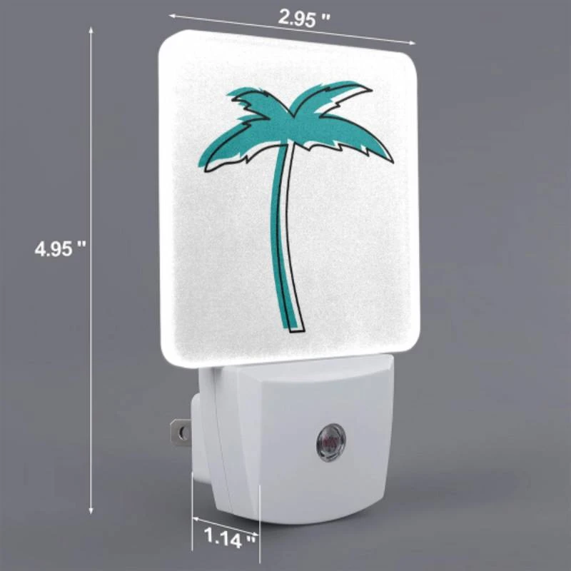 Night Light, A blue and white palm tree on a white background. Night Light, A Blue And White Palm Tree On A White Background. -Acrylic Night Light Shop ddeb25720f1b7cca65fb9c08791246aed191aba7