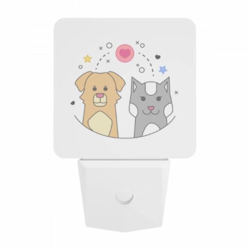 Night Light, Two Dogs And A Cat Are Shown In A Heart Shape. -Acrylic Night Light Shop de19648b58c35d4f1d46b33efab314a48eb22305