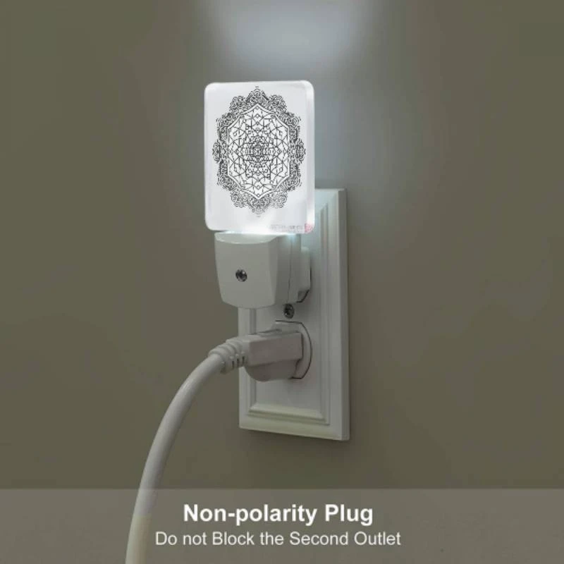 Night Light, A black and white drawing of a geometric pattern. Night Light, A Black And White Drawing Of A Geometric Pattern. -Acrylic Night Light Shop dedd860465591f459b863535bd888335a4cd5e3e