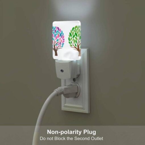 Night Light, Two Trees With Different Colored Leaves. -Acrylic Night Light Shop df201c5d27585628b0130360470e828815422c1b