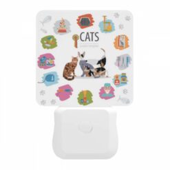 Night Light, A Collection Of Cat And Dog Images Are Displayed In A Graphic Template. -Acrylic Night Light Shop df72161525f952d8a60d0e73c2d4b952e5685c58