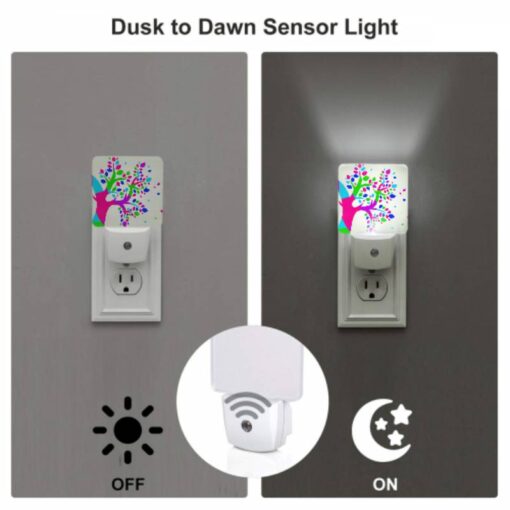Night Light Set Of 2, A Tree With Purple -Acrylic Night Light Shop df9b1083ab5b1ceb3f17b3e890796a6d36c69873