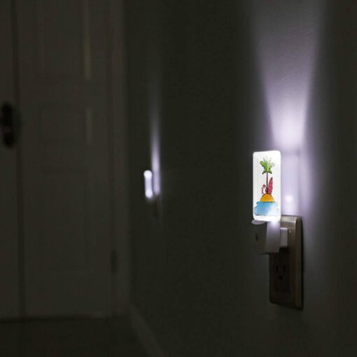 Night Light, A Cartoon Image Of A Tropical Island With A Palm Tree -Acrylic Night Light Shop dfbd37c8b8808726da5c24f8c70787418a8a4d0f