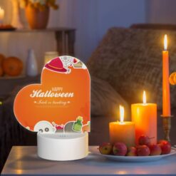Love Acrylic Night Light, A Colorful Halloween Poster With Various Halloween Items. -Acrylic Night Light Shop e0ee842abca7f8a2c601734996ed38e0e6235422