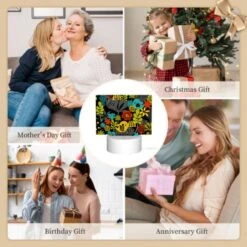 Rectangular Acrylic Night Light, A Colorful Flower Pattern With Yellow 7 Rectangular Acrylic Night Light, A Colorful Flower Pattern With Yellow -Acrylic Night Light Shop e11d4c2f7dd6890e768df8c617401c6c71bbf228