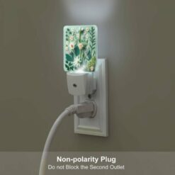 Night Light, A Collection Of Flowers And Leaves On A Green Background. -Acrylic Night Light Shop e290d63c26d9a05eb2557c5e51fd4d235f6ccacb