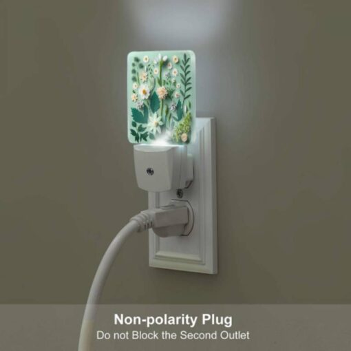 Night Light, A Collection Of Flowers And Leaves On A Green Background. -Acrylic Night Light Shop e290d63c26d9a05eb2557c5e51fd4d235f6ccacb