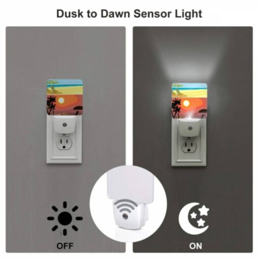 Night Light Set Of 2, A Beach Scene With A Sunset -Acrylic Night Light Shop e307d3fd22754f6edaa0fe5741281d56b998b61a