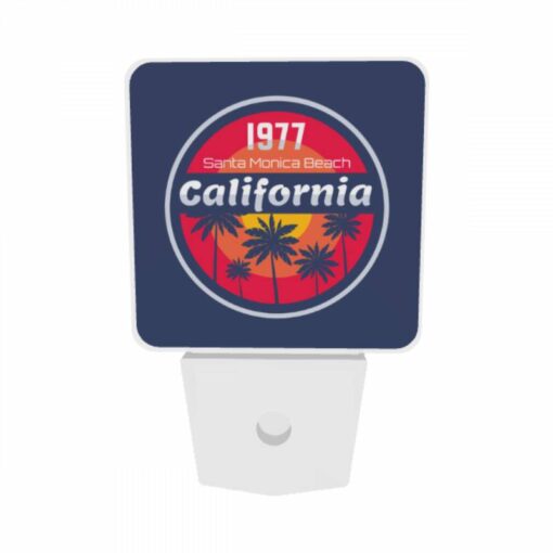 Night Light Set Of 2, A Logo For Santa Monica Beach California. -Acrylic Night Light Shop e357b889a0879809222d42ec157f9a7bd1378afe