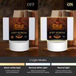 Rectangular Acrylic Night Light, A Poster Advertising A Halloween Party With A Zombie Theme. -Acrylic Night Light Shop e3821a48f71386d19dc98b1edf4a2010c0f55c63