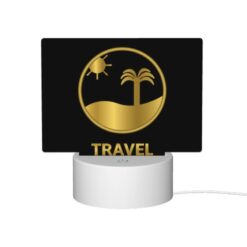 Rectangular Acrylic Night Light, A Logo For A Travel Company. -Acrylic Night Light Shop e397b21344aebb732497a90d4a7bfdcbb4bad684