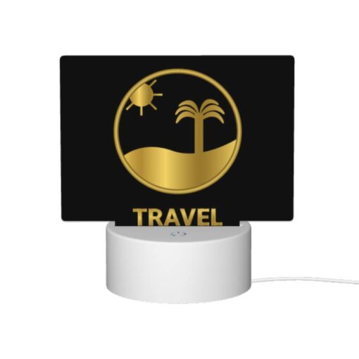 Rectangular Acrylic Night Light, A Logo For A Travel Company. -Acrylic Night Light Shop e397b21344aebb732497a90d4a7bfdcbb4bad684