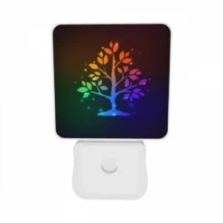Night Light Set Of 2, A Colorful Tree With Leaves And A Blue Trunk. -Acrylic Night Light Shop e3e22c65bf3167a988ba095204411d3a6c20bd61
