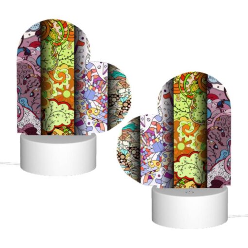 Love Acrylic Night Light, Four Different Colored Paintings Of Leaves. -Acrylic Night Light Shop e461d385b51c01ba974170c5fea7674f68418161