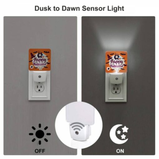 Night Light Set Of 2, A Halloween Themed Image With A Witch's Hat -Acrylic Night Light Shop e475df7b7e4c7cc88d7fd6d2df18fc31d56b145e