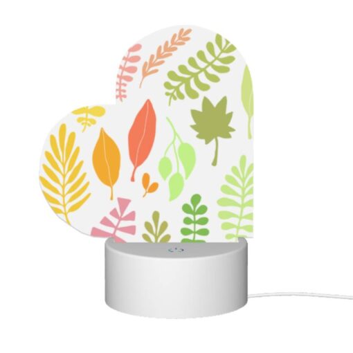 Love Acrylic Night Light, A Collection Of Leaves In Various Colors. -Acrylic Night Light Shop e4a633a809dadf98a1b2af96be76b90ced2d17fa