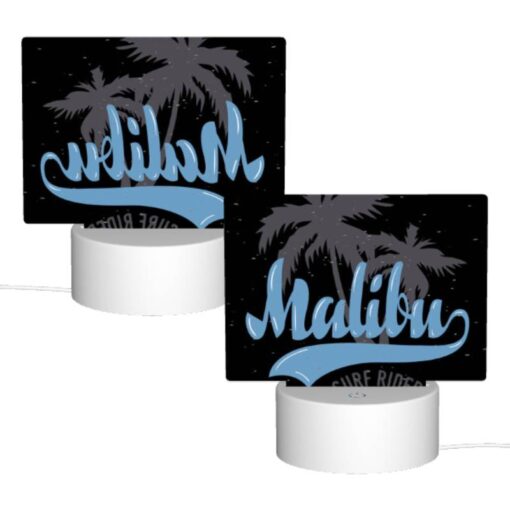 Rectangular Acrylic Night Light, A Logo For A Surfing Beach. -Acrylic Night Light Shop e4d853b997629de7aa8bda4cb62935229a78ce4d