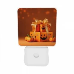 Night Light Set Of 2, A Box Of Pumpkins With A Bow On Top. -Acrylic Night Light Shop e598dcdeb405b0ba44eecfaacbb4889401c92b50
