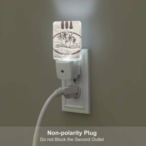 Night Light Set Of 2, A Picture Of Palm Trees With The Word Goa Written Above It. -Acrylic Night Light Shop e5b4acb3139d821424ea473e47950a451c806ad9