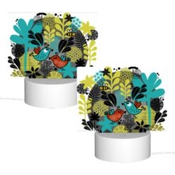 Rectangular Acrylic Night Light, A Colorful Illustration Of A Bird And A Bee Surrounded By Flowers. 1 Rectangular Acrylic Night Light, A Colorful Illustration Of A Bird And A Bee Surrounded By Flowers. -Acrylic Night Light Shop e5dd3e8077c1c29b7fb86a1a71c92d4308866087