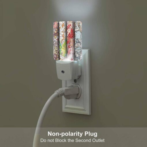 Night Light, Three Colorful Designs Are Displayed On A Wall. -Acrylic Night Light Shop e663edaad369c97b6a8b7558d310f704df157bbf