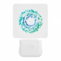 Night Light, A Blue And Green Circle With A Hole In The Middle. -Acrylic Night Light Shop e6a25f3ea14a772ff71e198cd8b6eafaeeff6d13