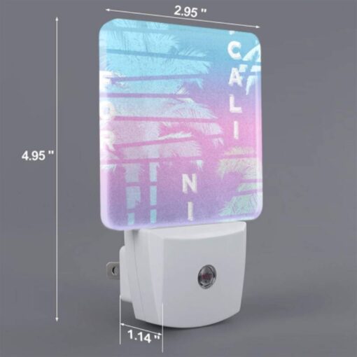 Night Light, A Colorful Image Of Palm Trees With The Word "California" Written In The Foreground. -Acrylic Night Light Shop e719025f1b4e7bda8766c3b06c31bf05e31ac3ba