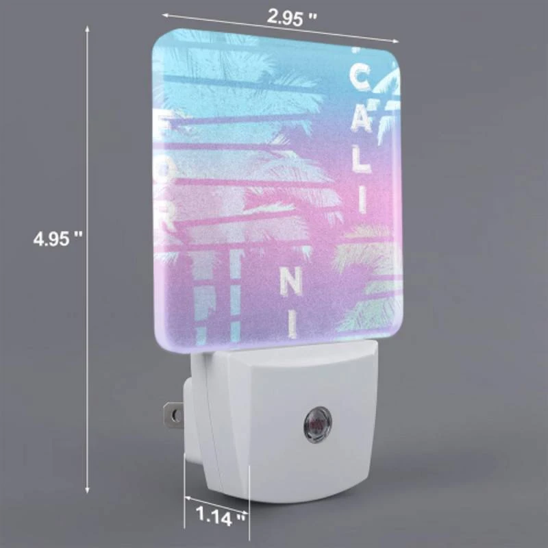 Night Light, A colorful image of palm trees with the word "California" written in the foreground. Night Light, A Colorful Image Of Palm Trees With The Word "California" Written In The Foreground. -Acrylic Night Light Shop e719025f1b4e7bda8766c3b06c31bf05e31ac3ba