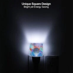 Night Light Set Of 2, A Colorful Image Of Palm Trees And A Blue Circle With The Words "Enjoy Summer" Written On It. 3 Night Light Set Of 2, A Colorful Image Of Palm Trees And A Blue Circle With The Words "Enjoy Summer" Written On It. -Acrylic Night Light Shop e7d91636db13290e78bcd727f55d26dc270abb87