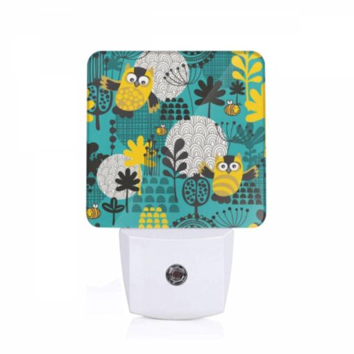 Night Light, A Colorful Cartoon Of A Forest With Various Animals -Acrylic Night Light Shop e8522c4b7f30caf2b196f5c341ca7ec0ae9b7f49