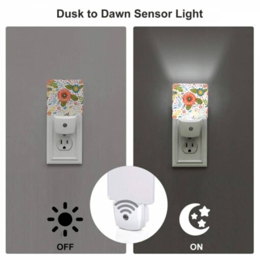 Night Light, A Colorful Floral Pattern With Birds And Flowers. -Acrylic Night Light Shop e863834d47fb912c4636a69256dc610048f3541a