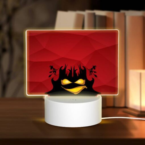Rectangular Acrylic Night Light, A Red Background With A Happy Halloween Sign. -Acrylic Night Light Shop e8d628ed91de85350f0989c0a7a1d010b9e62aad