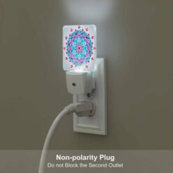 Night Light Set Of 2, A Colorful Blue And Purple Flower Design. -Acrylic Night Light Shop e8e67e0cd4dd99a5dd2b36fd3a30961fa6b2a3ba