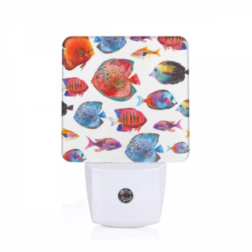 Night Light, A Colorful Painting Of Fish In A Blue -Acrylic Night Light Shop e8f92e9271a0b949602614af74cf6c5fd19a5479