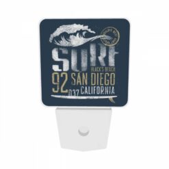 Night Light Set Of 2, A Surfboard With The Words "92 San Diego" Written On It. -Acrylic Night Light Shop e995e3a2d2a9aaeb01f7a86874553089fe95fe1e