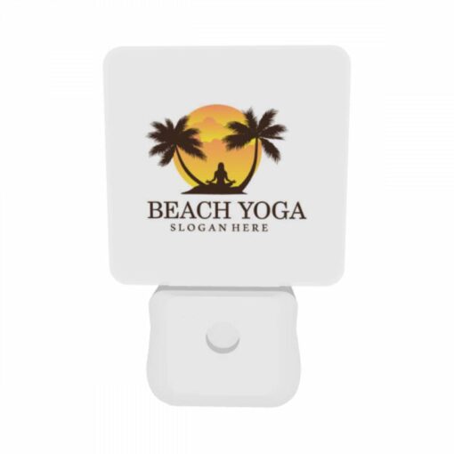 Night Light Set Of 2, A Logo For Beach Yoga. -Acrylic Night Light Shop eab8b8df9e62900b53a1ceeddd50e96779a8bc24