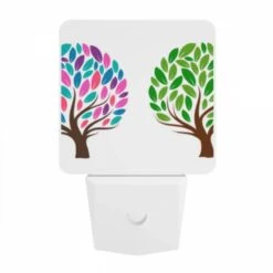 Night Light, Two Trees With Different Colored Leaves. -Acrylic Night Light Shop eac723a587999d2b01f4b488a95f60261e6fd570