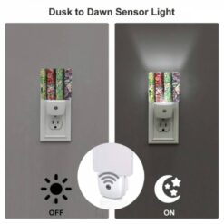 Night Light Set Of 2, Four Different Colored Papers With Designs On Them. -Acrylic Night Light Shop eafdfdd85e83baed4ceb53c167c57249750bbd3d