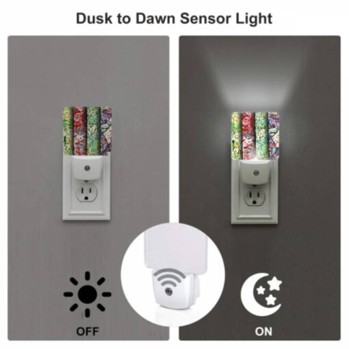 Night Light Set Of 2, Four Different Colored Papers With Designs On Them. -Acrylic Night Light Shop eafdfdd85e83baed4ceb53c167c57249750bbd3d