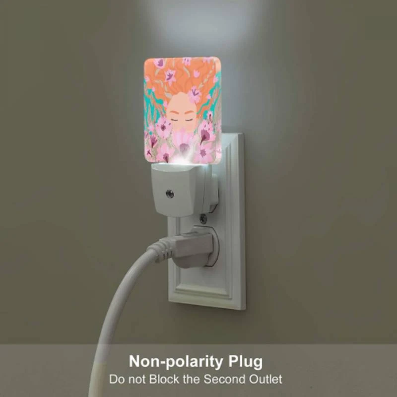 Night Light Set of 2, A woman with red hair is surrounded by flowers. Night Light Set Of 2, A Woman With Red Hair Is Surrounded By Flowers. -Acrylic Night Light Shop eb6b0c4464149200a7ddb76f78ecdaf31d32a2ce