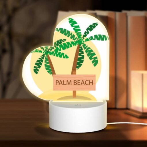 Love Acrylic Night Light, A Sign That Says Palm Beach. -Acrylic Night Light Shop ebf5b8c596caf132756b7f7ec96b6cea125678ba