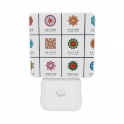 Night Light Set Of 2, A Collection Of Different Colored Geometric Shapes. -Acrylic Night Light Shop ece4ffeff716133f96f3f4a4917764470ffe8d87