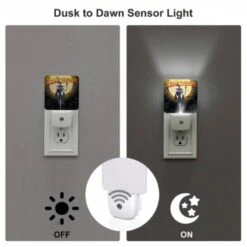 Night Light Set Of 2, A Witch Is Standing In Front Of A Full Moon. 2 Night Light Set Of 2, A Witch Is Standing In Front Of A Full Moon. -Acrylic Night Light Shop ed9e7268fc75e334a8971ca491ccc72620c29381