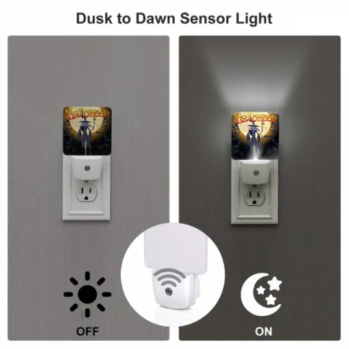 Night Light Set Of 2, A Witch Is Standing In Front Of A Full Moon. -Acrylic Night Light Shop ed9e7268fc75e334a8971ca491ccc72620c29381