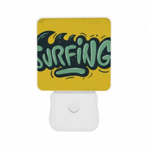Night Light Set Of 2, A Yellow And Green Surfing Sign. -Acrylic Night Light Shop ee1c44f0b91e73a1530ba14c65453c25d4bdd436