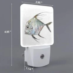 Night Light Set Of 2, A Fish With A Long Tail And A Yellow And White Body. 1 Night Light Set Of 2, A Fish With A Long Tail And A Yellow And White Body. -Acrylic Night Light Shop ee2af1b4148aff8ebe3ae0ac157408c91b415813